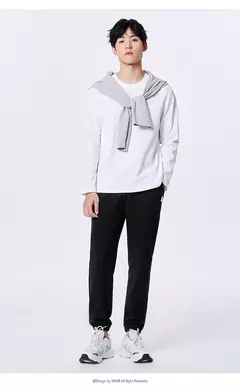 Semir-ropa interior de algodón suave para hombre, cómoda, se puede usar sola, bolsillos íntimos de moda, capa Base informal delgada on internet