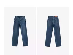 TOYOUTH-pantalones vaqueros de lana para mujer, pantalón Retro, de cintura media, ajustado, grueso, cálido, para invierno, 2024 - comprar en línea