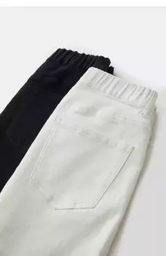 Amii 2025 primavera Casual Slim mujeres Jeans pantalones elásticos de cintura algodón Jeans cónicos moda alta calidad DenimTrousers 12541126 - comprar en línea