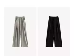 TOYOUTH Pantalones casuales para mujer 2025 Verano Nuevos pantalones largos P 8527801