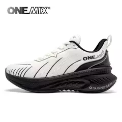 ¡Novedad de ONEMIX! Zapatillas de correr para hombre, zapatillas deportivas antideslizantes para mujer
