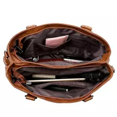 Bolso elegante para mujer, bolsos con asa superior de cuero de alta calidad, bolso de hombro tipo bandolera para mujer, bolso informal grande 2025 - comprar en línea