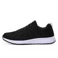 Zapatillas transpirables para correr para mujer, zapatillas deportivas ligeras antideslizantes para mujer, zapatillas suaves para exteriores con cordones, tenis de moda on internet