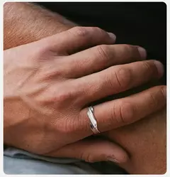 Vnox 2025 Nuevo anillo Mobius para hombres y niños, banda para el dedo de acero inoxidable trenzado oxidado, regalo de aniversario de amor sin fin retro para él - tienda en línea