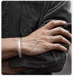 Vnox Pulseras vikingas nórdicas para hombres y mujeres, brazalete de acero inoxidable martillado hecho a mano, joyería de regalo Rock Punk en internet