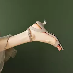 FEDONAS-Sandalias de piel auténtica para mujer, zapatos de tacón con correa al tobillo, a la moda, para fiesta, boda, graduación, oficina, Verano - online store