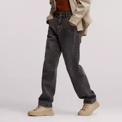 Semir-pantalones vaqueros holgados de pierna recta para hombre, pantalón Retro desgastado, a la moda, novedad de invierno, 2024 on internet