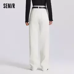 Semir Jeans Mujer Pantalones largos simples 2025 Nuevos pantalones de tubo rectos de primavera a la moda - tienda en línea