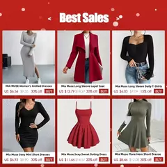 Mia Muse-vestidos de mujer de punto acanalado, ajustados, lisos, sexys, con cuello en V, Mini vestidos cortos informales de manga larga, Otoño e Invierno - tienda en línea