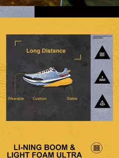 Li-ning-zapatillas para correr DI LU para hombre, calzado deportivo con cojín de fibra de salón de larga distancia, antideslizantes, ARNU003 ARNU009