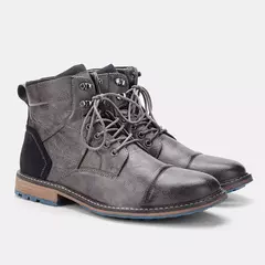 Talla 7-13 Botines para hombre Botas de cuero para hombre Bota de marca para hombre # AL605 on internet