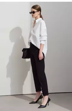 Imagen de Amii 2025 primavera Casual Slim mujeres Jeans pantalones elásticos de cintura algodón Jeans cónicos moda alta calidad DenimTrousers 12541126