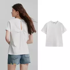 TOYOUTH Camiseta de manga corta para mujer, camisetas nuevas de primavera 2025 8521011 - Eleganzie