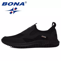 BONA-zapatos Krasovki de malla transpirable para hombre, zapatillas informales superligeras, Tenis masculinos, novedad - Eleganzie