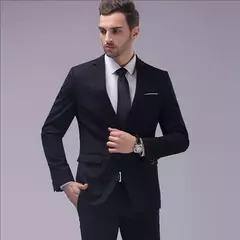 Trajes para boda para hombre, conjunto elegante de 3 piezas, 2 chaquetas, chaleco, pantalones, Blazers de lujo, traje Formal, moda clásica, traje completo 2025 - online store