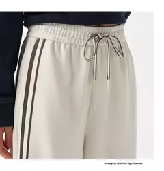 Pantalones informales Semir para mujer, pantalones individuales de pierna ancha asimétricos con contraste de Color, pantalones largos texturizados que alargan las piernas de primavera