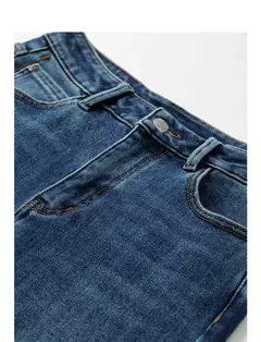 TOYOUTH, pantalones vaqueros de mezclilla de lana para mujer, Otoño Invierno 20224, nuevos pantalones largos cálidos gruesos de pierna ancha recta de cintura media - tienda en línea