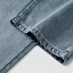 Semir Jeans Mujer 2024 Nuevo estilo de invierno con forro polar Pantalones hasta el suelo Pantalones de pierna ancha estilo Hong Kong - Eleganzie