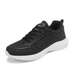 Nuevos zapatos para correr para hombre, zapatillas cálidas de invierno para hombre, zapatos antideslizantes transpirables para caminar para hombre, zapatos informales suaves con cordones, ligeros en internet