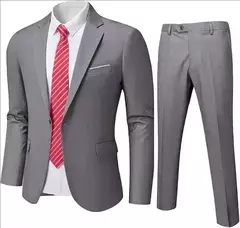 Traje elegante para hombre, boda, 3 piezas, 2 conjuntos, Blazers, chaquetas completas, chaleco, pantalones, moda Formal, abrigos de lujo, traje clásico 2025 - buy online