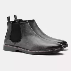 40 ~ 46 Botas Chelsea para hombre Botas de hombre de moda cómodas retro de marca en internet