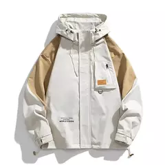 Chaqueta holgada con capucha para hombre, ropa deportiva de senderismo, chaquetas informales transpirables, cortavientos de talla grande, M-8XL, 150KG
