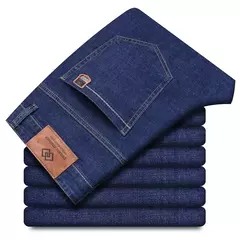 Pantalones clásicos de negocios para hombre, Pantalón de algodón suave y cómodo, informal, elástico, ligero, de lujo, 2024 - buy online