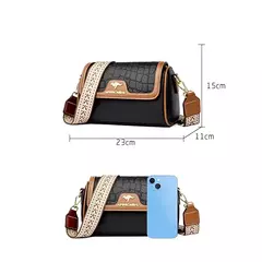 Bolso de hombro de cuero Pu de piedra para mujer, bolso para mamá, bolso cruzado a la moda para madre, bolso para axila, bolso cuadrado pequeño - comprar en línea