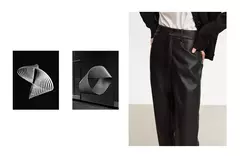 AMII-pantalones minimalistas hasta el tobillo para mujer, pantalón informal, de piel sintética, rectos, lisos, a la moda, para invierno, 2024 12344138 on internet