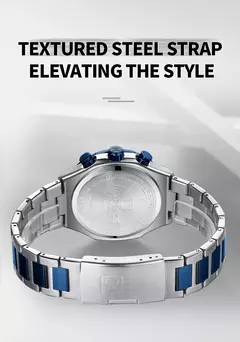 Reloj de moda NAVIFORCE para hombre, relojes de pulsera de cuarzo clásicos resistentes al agua de acero inoxidable de lujo de alta calidad, reloj de cara grande para hombre - comprar en línea