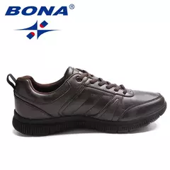 BONA, recién llegado, zapatos informales de estilo Popular para hombre, zapatos planos con cordones para hombre, zapatos planos de microfibra para hombre, cómodos, ligeros, suaves y rápidos - tienda en línea