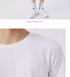 Semir-Camiseta de manga corta de algodón para hombre, ropa informal a la moda, ropa básica diaria, Top de pijama on internet