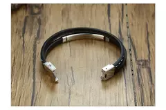 Pulsera de Cuero Multicapa con Grabado Personalizado en internet