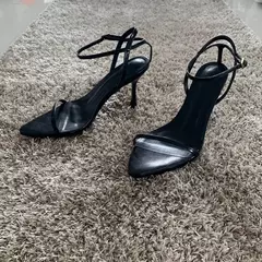 2023 sandalias de mujer con correa en el tobillo, moda de verano, sandalias de gladiador sexis de tacón alto fino, zapatos de tacón para vestido de fiesta de banda estrecha - buy online