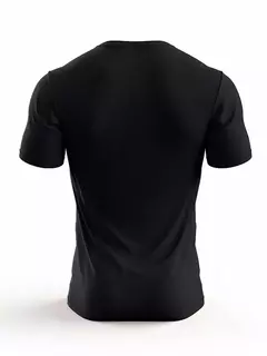 Camiseta holgada informal de algodón 100% para hombre, camiseta de manga corta con cuello redondo y estampado de montañas y árboles de talla grande, deportiva, de verano - Eleganzie