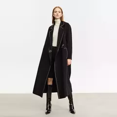 Abrigo de Lana Minimalista – Diseño Holgado - comprar en línea
