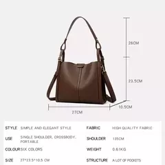 Bolsos de mano con asa superior para mujer, bolso de piel sintética de alta calidad, bolso de hombro tipo bandolera para mujer, bolso informal mediano KAIDIFEINIROO 2025 - comprar en línea