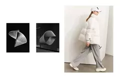 AMII minimalista 2024 nueva chaqueta de plumas para mujer abrigo de pan sólido corto mujer calidad moda suelta prendas de vestir exteriores de invierno 12344023 - buy online