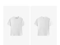TOYOUTH-Camiseta de manga corta para mujer, Tops blancos cortos versátiles, Lyocell, cuello redondo, corte ajustado, primavera 2025