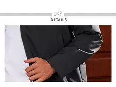 ICEbear 2024 Chaqueta de hombre Chaqueta corta de primavera Chaqueta deportiva fina con capucha para hombre MWC4105I