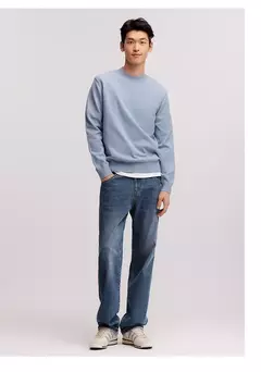Semir-pantalones vaqueros holgados de pierna recta para hombre, pantalón Retro desgastado, a la moda, novedad de invierno, 2024 - Eleganzie