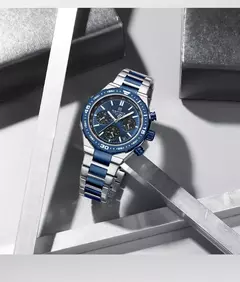 Reloj de moda NAVIFORCE para hombre, relojes de pulsera de cuarzo clásicos resistentes al agua de acero inoxidable de lujo de alta calidad, reloj de cara grande para hombre - comprar en línea