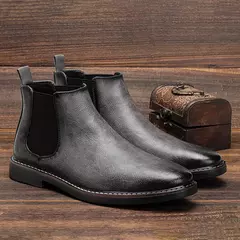 40 ~ 46 Botas Chelsea para hombre Botas de hombre de moda cómodas retro de marca - tienda en línea