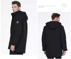 ICEbear-parka a prueba de viento para hombre, Abrigo acolchado grueso, cálido, invierno, MWD3239I, novedad de 2023