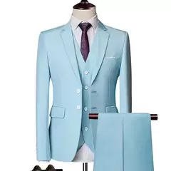 Trajes para hombres elegantes, Blazers de 3 piezas, 2 conjuntos, chaquetas de boda, chaleco, pantalones, moda de lujo, traje completo clásico, traje Formal 2025 - Eleganzie