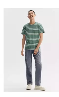 Semir-Camiseta de manga corta para hombre, Top clásico a rayas, camiseta ajustada, novedad de verano 2024 - online store