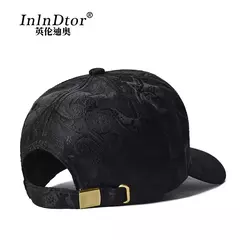 Gorra de béisbol alta con bordado a la moda para hombre, gorra informal con estampado de anacardo para exteriores, adorno facial para las cuatro estaciones, 2024 - Eleganzie