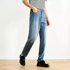 Semir Jeans hombres Retro desgastado lavado sensación fresca pantalones cónicos 2025 nuevos pantalones largos de verano clásico versátil para ropa Casual - buy online