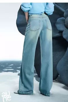 Imagen de TOYOUTH, pantalones vaqueros de mezclilla para mujer, primavera 20220, nueva pierna ancha de acetato, cintura media baja, pantalones de pierna ancha rectos ajustados