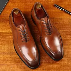 Zapatos informales para hombre, zapatos formales Retro con cremallera para hombre, zapatos informales de oficina y negocios de alta calidad para fiesta y boda